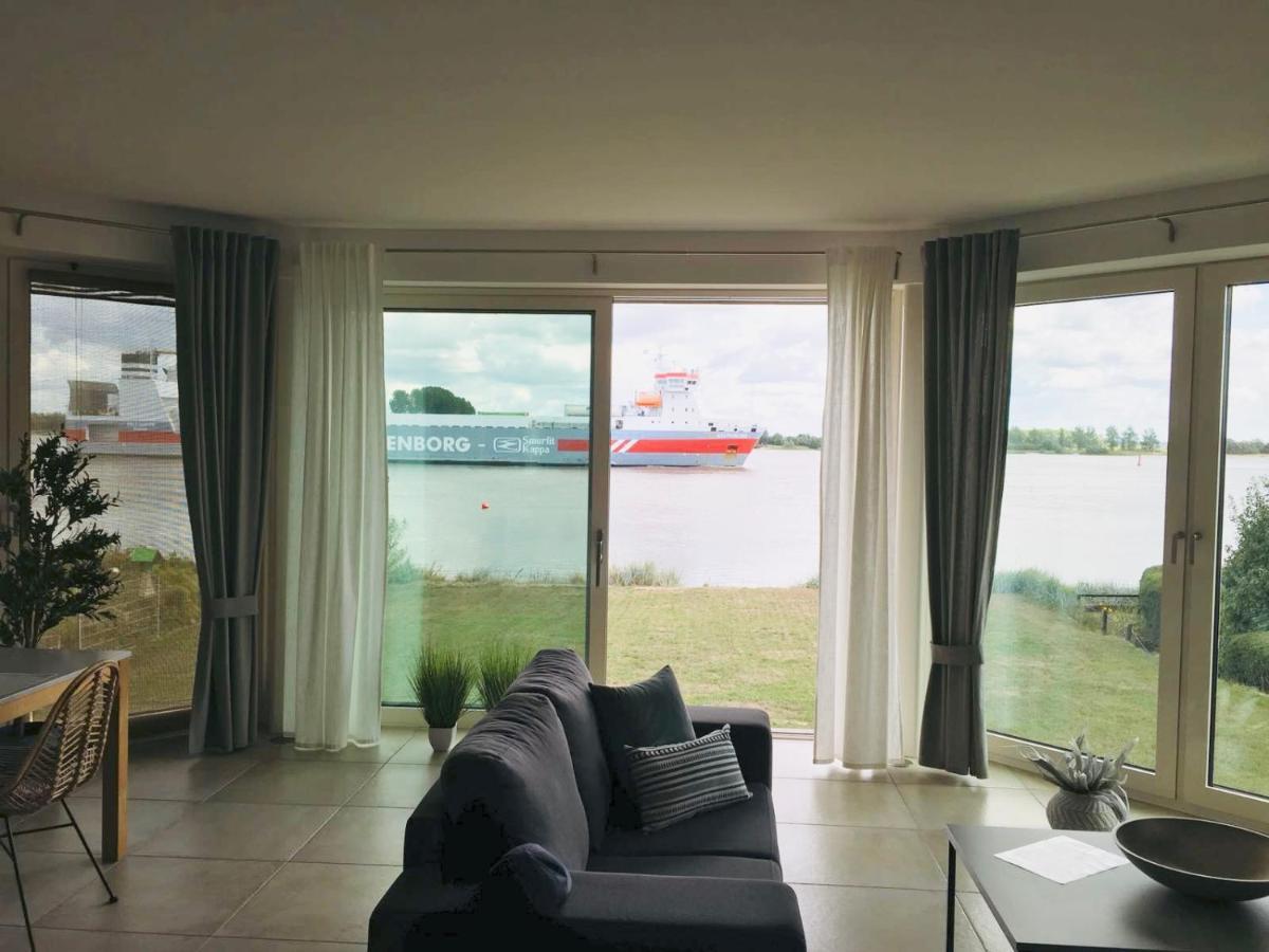 Nautik Strandapartments Luxuswohnung Atlantik Brake  Bagian luar foto